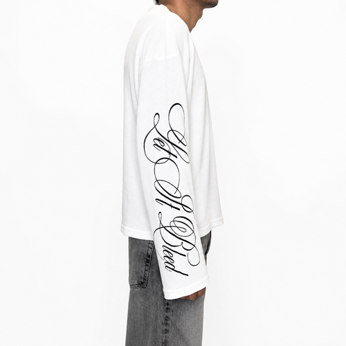 Waffle Long Sleeve | Let It Bleed - White